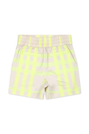 shorts in cotone beige BURBERRY KIDS | 8078771B8263